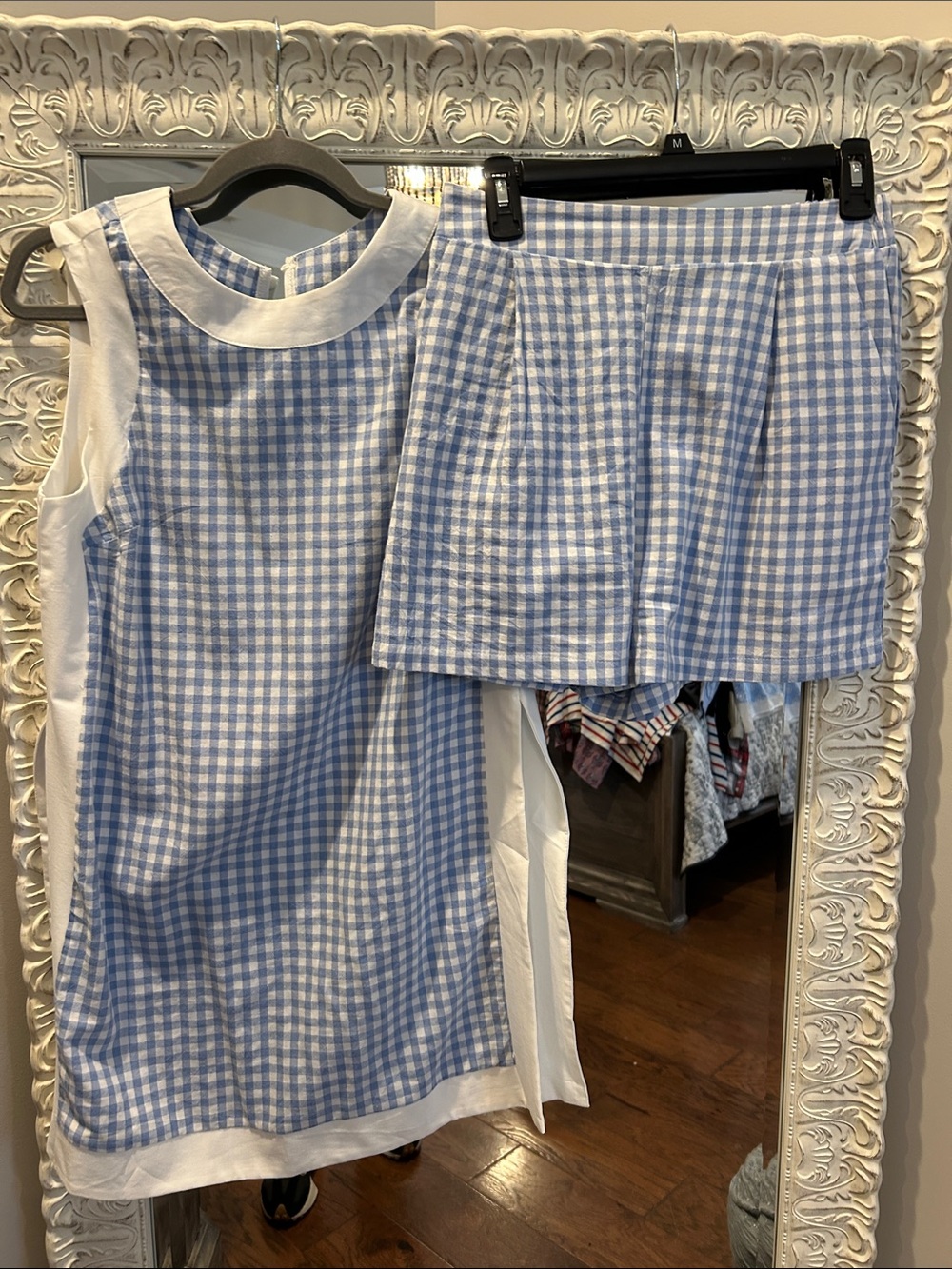 Amazon tunic dress with shorts.